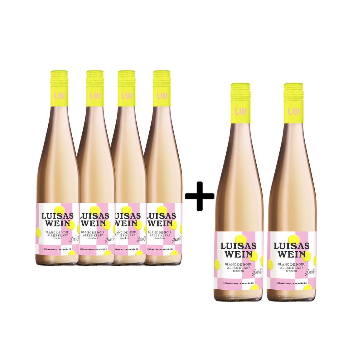 4+2 Luisas Wein Blanc de Noir trocken
